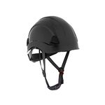 Jackson Safety CH-300 Climbing Industrial Hard Hat, EN 397 Compliant, Non-Vented, 6-pt. Suspension, Black, 20907