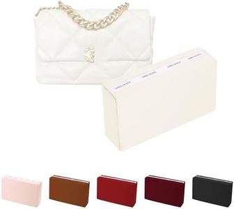 KINGS IN BAG 19 Maxi Handbag Pillow Insert, Lightweight Luxury Bag Shaper Compatible with Chanel 19 Handbag, Soft Purse Inner Pillow with Memory Foam for Handbag Storage(Craie, 19 Maxi36)