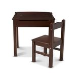 Melissa & Doug Desk & Chair-Espresso