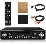 DVD Player for TV with HDMI, HD DVD Players Upscaling 1080P Support USB/SD Card/Dual Microphone, All Region Free CD DVD Player with HDMI&RCA Cable, NTSC/PAL System, Stereo Dolby Sound, Remote Control