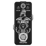 VSN Guitar Flanger Pedal for Analog Flanger Effect Pedals Classic Metallic Flanger Sounds Effect As Ture Tone 2 Modes Best Retro Sound Effector