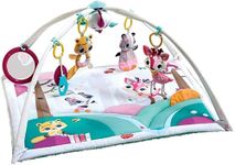 Tiny Love Gymini Deluxe, 2-in-1 Musical Baby Play Mat, 0+ Months, Versatile Baby Play Gym, 18 Activities, Take-Along Musical Toy, Adjustable Arches, Cognitive Development, Tiny Princess Tales