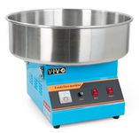 VIVO Blue Electric Commercial Cotton Candy Machine, Candy Floss Maker (CANDY-V001B)