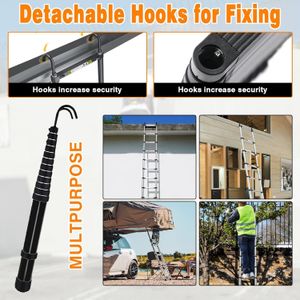 6m Telescoping Aluminum Ladder – Lightweight Extendable Multi-Purpose