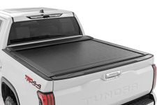 Rough Country Retractable Truck Bed Cover, Truck Tonneau Covers for Toyota Tundra (2022-2024) - 5'7 Weather-Resistant Truck Bed Cover, Tundra Retractable Bed Cover - 46514551A