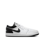 NIKE Air Jordan 1 Low Mens Fashion Trainers in White Black - 11 UK