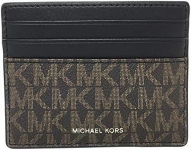 Michael Kors Men's Cooper Tall Card Case Wallet (Brown/Black)