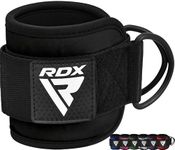 RDX Ankle Straps for Cable Machines Resistance Bands Attachment, 7mm Neoprene Padded 10”x4”, Gym Wrist Cuff Women Men Home Fitness, Weight Lifting D-Ring Booty Leg Workout Curls Kickbacks Hip Abductor