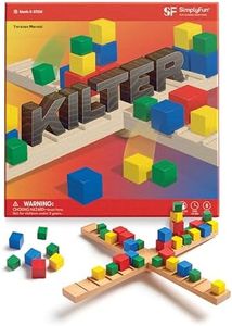 SimplyFun Kilter -The Educational Game of Levers & Motion - Irresistible Game & Hilarious Family Fun with an Introduction to Physics & Predicting Outcomes - Kids Game - 2 to 4 Players - Ages 8 & Up