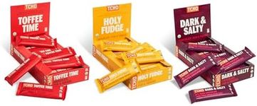 TCHO Singles Variety Pack - Plant Based, Organic Chocolate Singles - Vegan, Gluten-Free, Soy-Free - Handcrafted Pure Cacao Bars - Healthy Chocolate Bars Perfect for Gifting 18 Count - Holy Fudge, Toffee Time, Dark & Salty (Pack of 3)