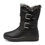 Softlites Juno Womens Black Calf Boot - Size 6 UK - Black