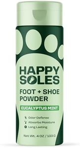 HAPPY SOLES Foot and Shoe Powder 4oz. (Eucalyptus Mint)