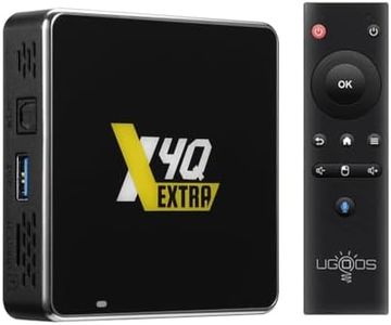 Android TV Box, Ugoos X4Q Extra Android 11.0 S905X4-J 4 GB RAM 128 GB ROM 2.4G/5G WiFi Ethernet 1000M BT5.1 USB 3.0 Supporto AV1 H.265 4K HDR TV Box