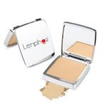 Lenphor Flawless Face Compact Powder, Long Lasting for Makeup Matte Finish with Vitamin E and SPF 25, Makeup Powder & Face Powder for Women & Girls, Ivory