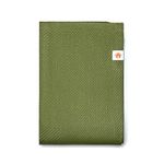 Premium Travel Yoga Mat - Non-Slip, Sustainable, Jute, Natural Rubber, Ethical Yoga Pilates Exercise Mat (Forest Green)