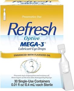 Refresh Lubricant Eye Drops with Natural Oil (3-Pack/ 90 Total)