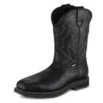Irish Setter, Kittson, Men's, 11", Waterproof, Steel Safety Toe, Work Boot, Black, 10
