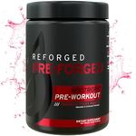 Pre-Forged Nootropic Pre-Workout Powder for Men & Women | Low Stim Preworkout Pump Supplement | Beta-Alanine, L-Citrulline, & Caffeine | Reforged 30 Servings (Tropical Fruit Punch)