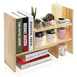 MyGift Solid Wood Desktop Shelf Org
