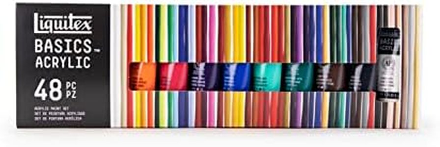 Liquitex Basics Acrylic Paint Tube 48-Piece Set