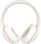 Laser Bluetooth Headphones with Active Noise Cancelling, 20-Hr Playtime, Wireless travel Headphones, Built-in Microphone for Music and Calls, Works with iPhone, Samsung, iPad, Tablets, MacBook - White