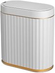 Smart Bathroom Trash Bin with Lid, 