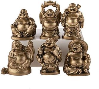 lachineuse 6 Figuras de Buda con archivador., Figurines Doré, 26x6x3cm