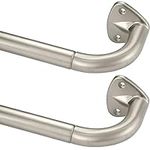 Brushed Nickel Curtain Rods for Win
