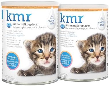 Pet-Ag KMR Kitten Milk Replacer Powder - 12 oz, Pack of 2 - Powdered Kitten Formula with Prebiotics, Probiotics & Vitamins for Kittens Newborn to Six Weeks Old- Easy to Digest