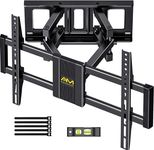 Alphamount TV Wall Bracket for Most 37 to 75 Inch 4K LED & OLED TVs up to 45kg, TV Bracket with Dual Articulating Arms, Swivel, Extension & Tilt, TV Wall Mount with Max VESA 600x400mm