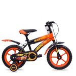 Hero Blast 14T Single Speed Bicycle for Kids | Black-Orange | Rigid Suspension | Caliper Brake | Idea for Kids | 95% Assembled Cycle(Ready to Ride in 5 Min)