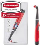 Rubbermaid Reveal Power Scrubber with Multi-Purpose Head, Cordless Electric Battery Powered Scrub Brush, Water Resistant, for Home/Kitchen/Bathroom/Grout/Tile/Shower/Tub