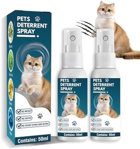 MNQAXZ Cat Deterrent Spray,Cat Repellent Spray for Furniture,Bitter Spray for Cats,Pet Behavior Training,Keeps Cats Away,Safe and Non-Toxic, Plant Extracts, 2 PCS