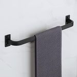 Mooche Black Towel Rail Wall Mounte