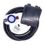 Milton’s Bells Driveway Alarm - Wireless Chime Kit with 25' Signal Hose, Transmitter, and Door Chime with Built-in Volume Control
