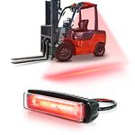 Dinfu 30W LED Forklift Light Safety Light Warning Truck Work Spot Light DC 12-80V (Red)