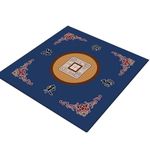 Mahjong Mat, 32x32'' Anti Slip Mahjong Table Mat, Noise Reduction Mahjong Mat for Table,Mahjong Game Mat for Poker, Card, Board & Tile Games Blue, Mah Jongg Mat for Table