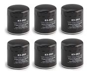 Oregon 83-283 (6 Pack) Oil Filter Replaces John Deere AM101207 Briggs & Stratton 491506 Toro NN10147