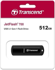 Transcend USB Stick 512GB JetFlash 700 USB 3.1 Gen 1 Black - TS512GJF700