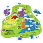 Imagimake Mapology United Kingdom Jigsaw Puzzle for Kids | Flags with Capitals & Fun Facts | Geography Educational Toys & Games | Birthday Gifts for Kids, Boys & Girls Ages 5 6 7 8 9 10 11 12 Years