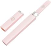 Malva Belle Best Crystal Glass Nail File – Long Lasting Double Sided Tempered Glass File – Professional Salon Manicure/Pedicure Filing Tool for Natural Nails - Pink (2 mm)