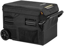 BougeRV 37 Quart Car Refrigerator Carrying Case, Black, Insulated, Protective Materials, Excellent Ventilation, Extra Storage Space