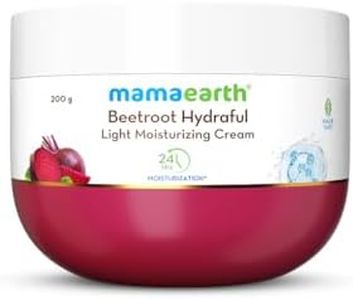Mamaearth Beetroot Hydraful Light Moisturizing Cream With Beetroot & Hyaluronic Acid|For Hydrated Pink Glow|For Face, Hand & Body|24H Moisturization|Quick Absorbing|Non-Greasy|Soft Moisturizer|200 G