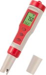 Real Instruments 4-IN-1 Water Quality Tester Pen Water Quality Analysis Instrument Waterproof PH/TDS/EC/Temperature Meter PH Meter TDS Meter With ATC Digital