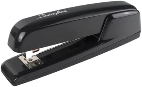 Swingline 747 Business Desk Stapler, Full Strip, 30-Sheet Capacity, Tacking Ability, Anvil Rotates, Black, Commercial Box (7471174741)