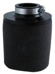 Uni Filter UP4112 Black Universal Urethane Flange Straight Clamp-On Pod Filter