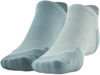 Under Armour Adult Iso-Chill ArmourDry Golf No Show Socks, 2-Pairs, Halo Gray Assorted, Large