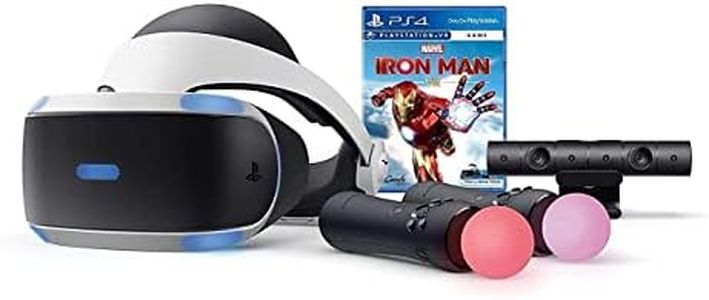 Sony PS4 PSVR Marvel Iron Man Bundle VR Headset + Camera + Controllers 3004152 (Renewed)