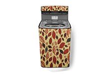 Stylista Washing Machine Cover Compatible for Whirlpool Fully Automatic Top Load Whitemagic Royale 6.5Kg Printed