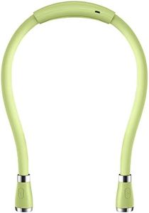 SingHong Neck Book Light LED Reading Lamp USB Rechargeable, Hands Free, 4 LED Bulbs, 4 Adjustable Brightness, for Reading in Bed or Reading in Car lamp (Green)